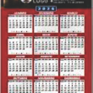 Calendário de parede personalizado